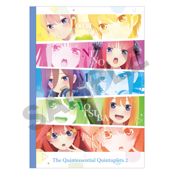 『五等分の花嫁∬ 』B5クロスノート カラフル